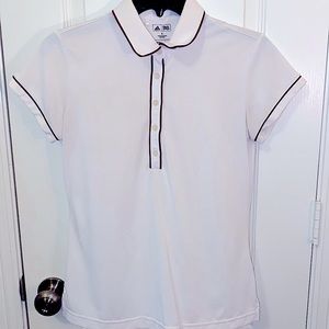 Women’s short sleeve golf button up
